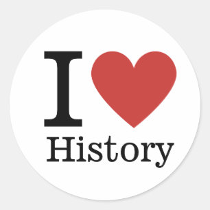 I ❤️ Love History STICKER
