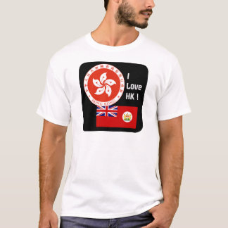i love hk -design 1 from 933958store T-Shirt
