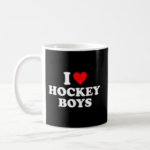 I Love Hockey Coffee Mug