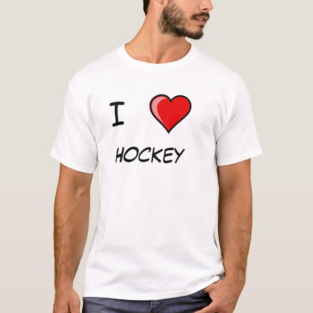 I love Hockey T-Shirt (Front)