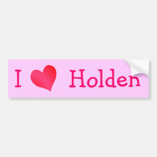 I Love Holden Bumper Sticker