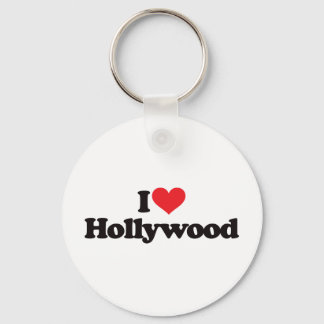 I Love Hollywood Keychain