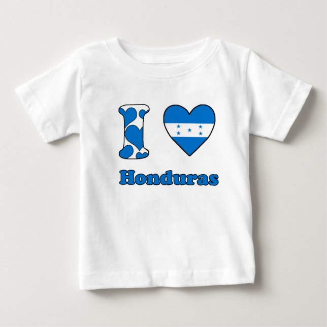 I love Honduras Baby T-Shirt (Front)