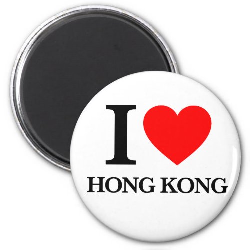 I Love Hong Kong Magnet