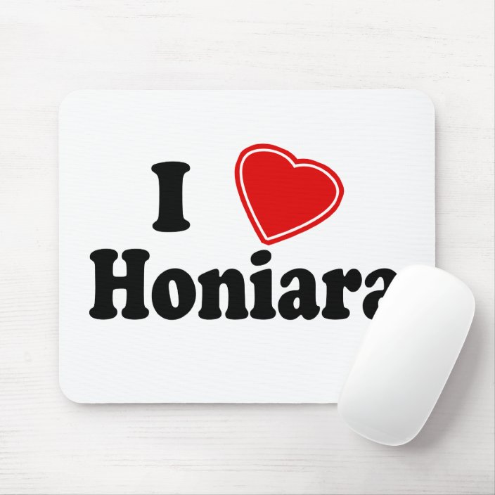 I Love Honiara Mouse Pad