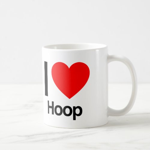 i love hoop coffee mug