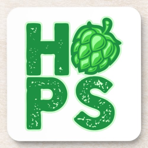 I Love Hops In Craft Beer Beverage Coaster