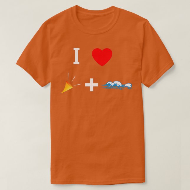 I Love Hornsea 7 T-Shirt (Design Front)