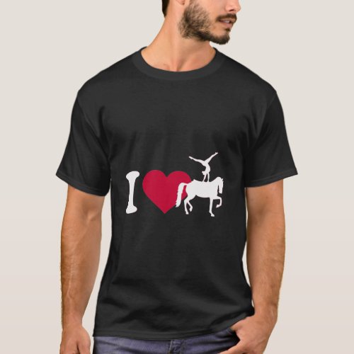 I Love Horse Vaulting T_Shirt