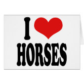 I Love Horses (Front Horizontal)