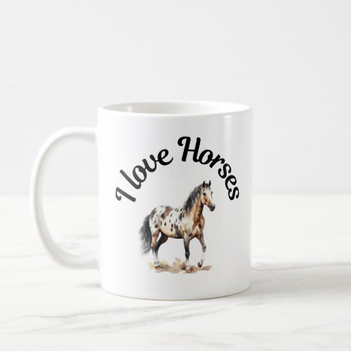 I Love Horses 0001 Coffee Mug