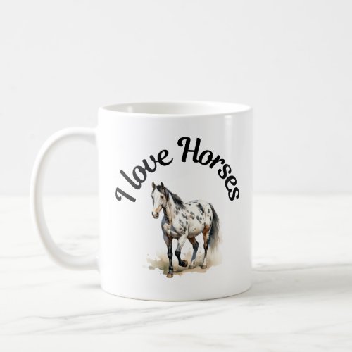 I Love Horses 0002 Coffee Mug