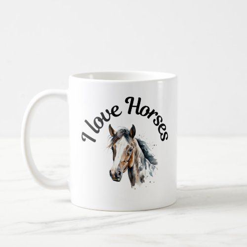 I Love Horses 0005 Coffee Mug