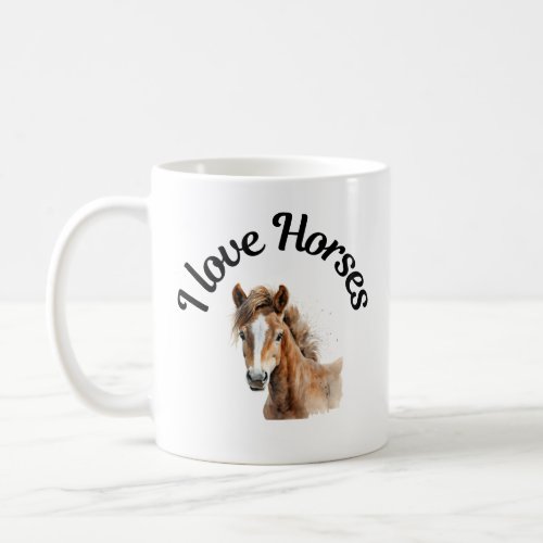 I Love Horses 0006 Coffee Mug