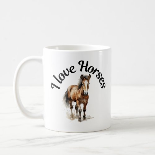 I Love Horses 0008 Coffee Mug