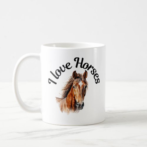 I Love Horses 0014 Coffee Mug