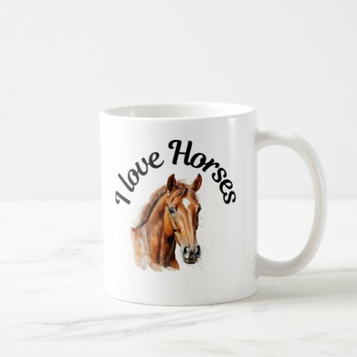 I Love Horses 0015 Coffee Mug