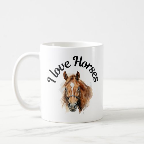 I Love Horses 0016 Coffee Mug