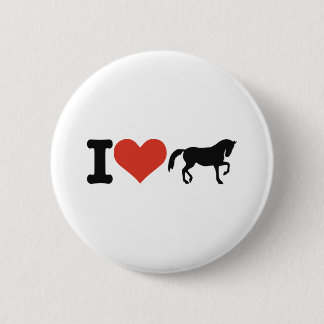 I love Horses Button