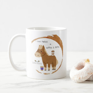I Love Horses & Coffee a Latte Mug