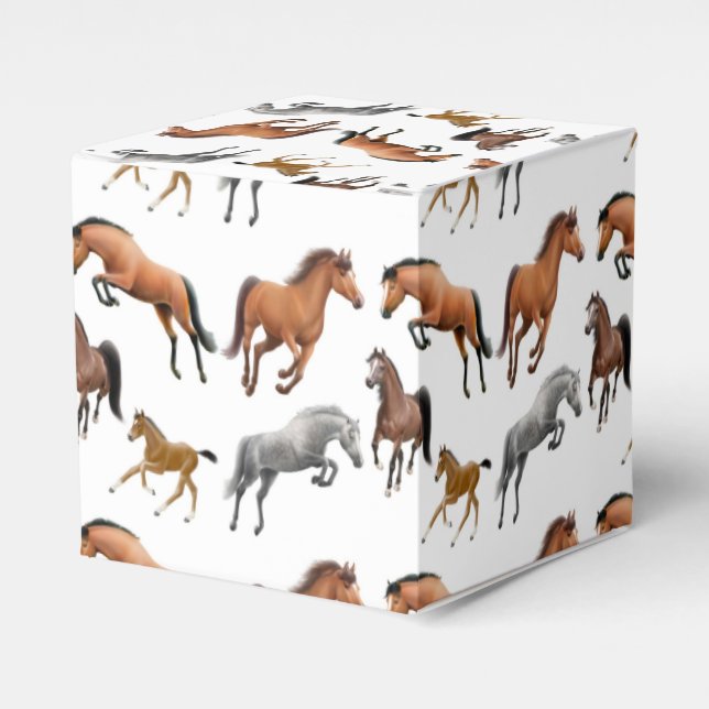 I Love Horses Favor Boxes (Front Side)