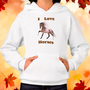 I Love Horses - Paint Horse Sweatshirt