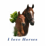 I love horses statuette<br><div class="desc">I love horses</div>