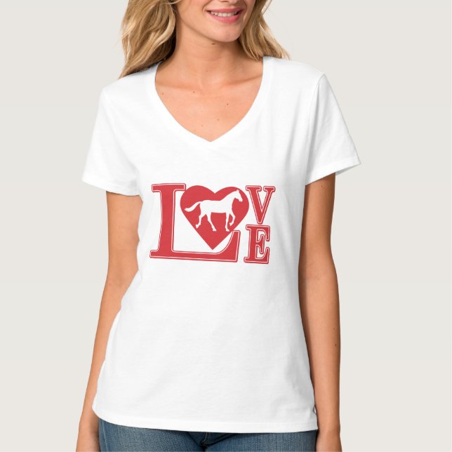 I love Horses T-Shirt (Front)