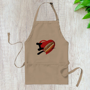 I Love Hotdogs Apron