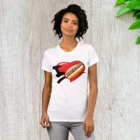 I Love Hotdogs Womens T-Shirt