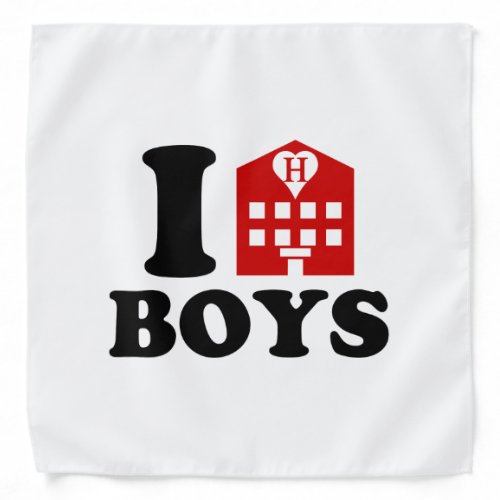 I Love Hotel Boys Bandana