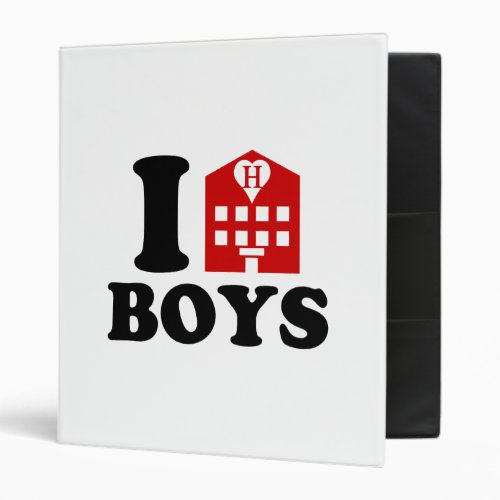 I Love Hotel Boys Binder