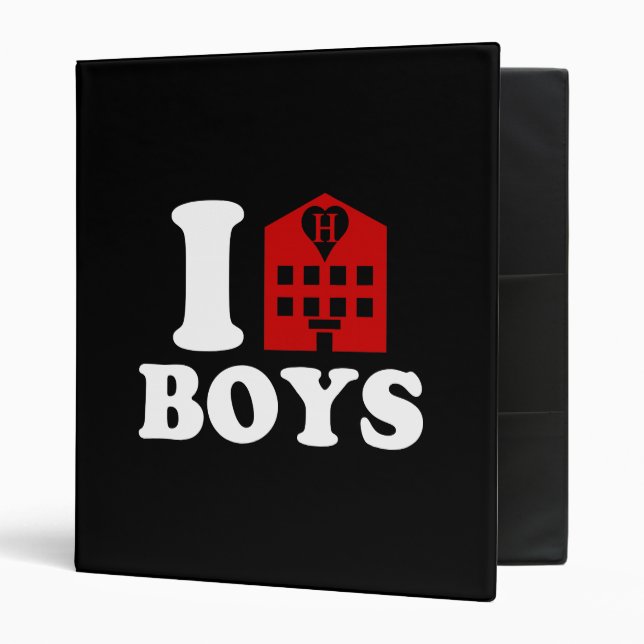 I Love Hotel Boys Binder (Front/Inside)