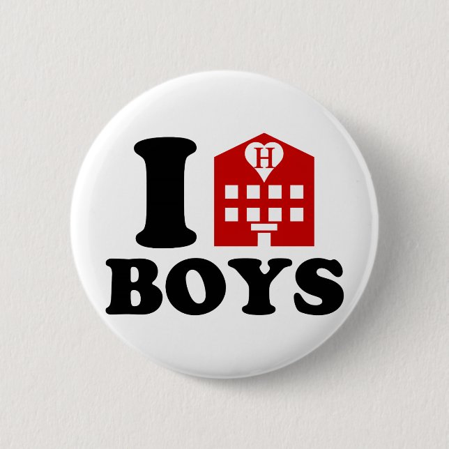 I Love Hotel Boys Button (Front)