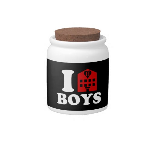 I Love Hotel Boys Candy Jar