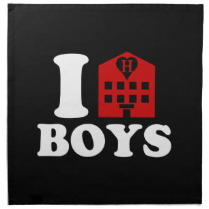I Love Hotel Boys Cloth Napkin