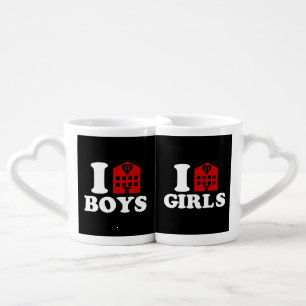 I Love Hotel Boys Coffee Mug Set