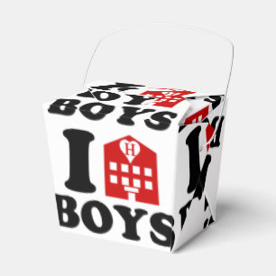 I Love Hotel Boys Favor Boxes