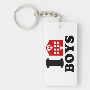 I Love Hotel Boys Keychain