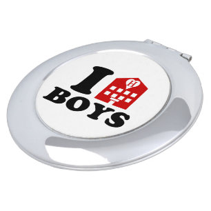 I Love Hotel Boys Mirror For Makeup