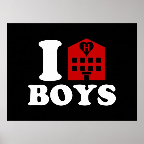 I Love Hotel Boys Poster