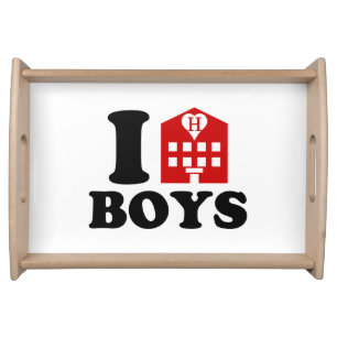 I Love Hotel Boys Serving Tray