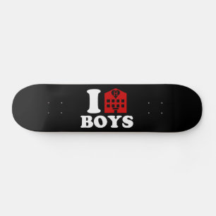 I Love Hotel Boys Skateboard