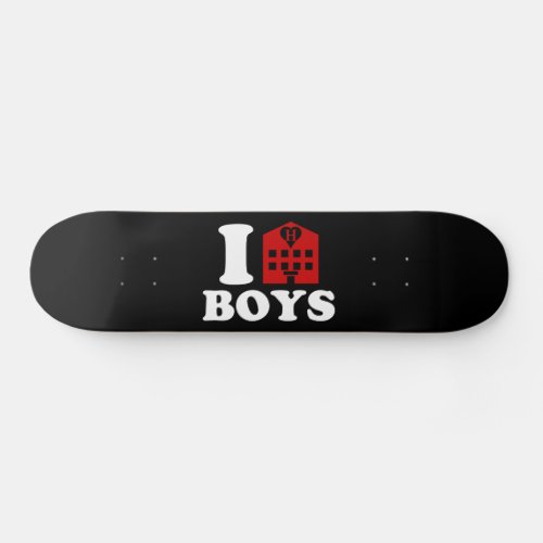 I Love Hotel Boys Skateboard