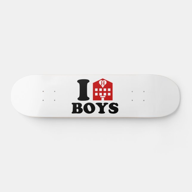 I Love Hotel Boys Skateboard Deck (Horz)