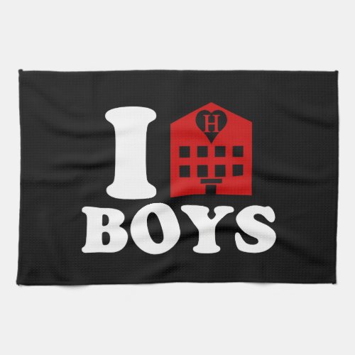 I Love Hotel Boys Towel