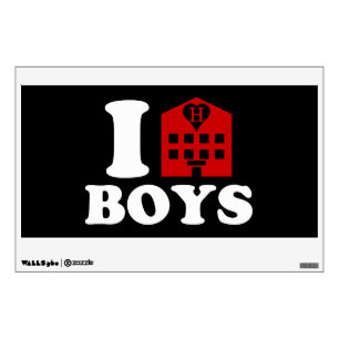 I Love Hotel Boys Wall Sticker