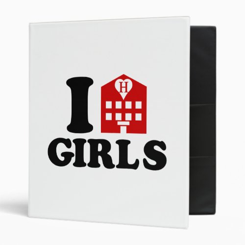 I Love Hotel Girls Binder