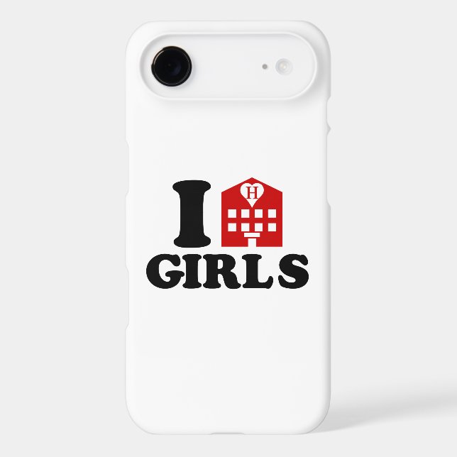 I Love Hotel Girls Case-Mate iPhone Case (Back)