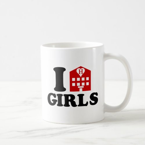 I Love Hotel Girls Coffee Mug